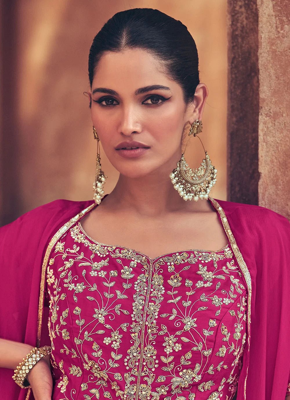 Gorgeous Pink JS SYMK - Indian Dress House 786