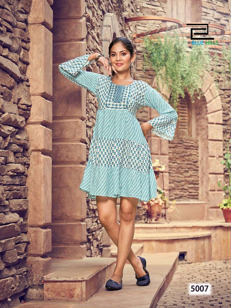 Light Blue BHCG 5007 FVD - Indian Dress House 786