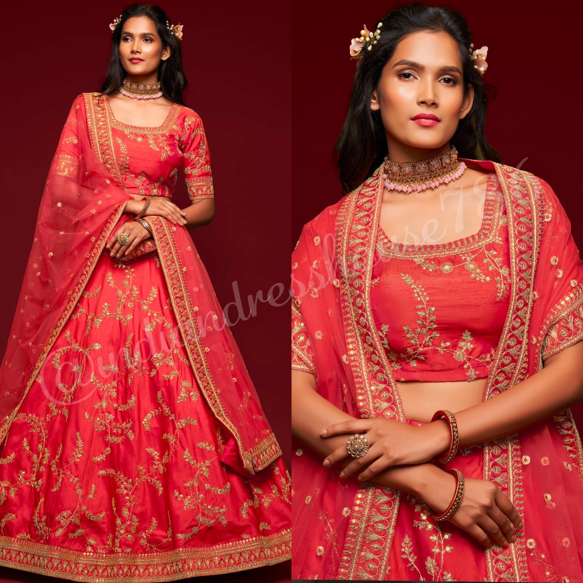 LR Floral ADL - Indian Dress House 786