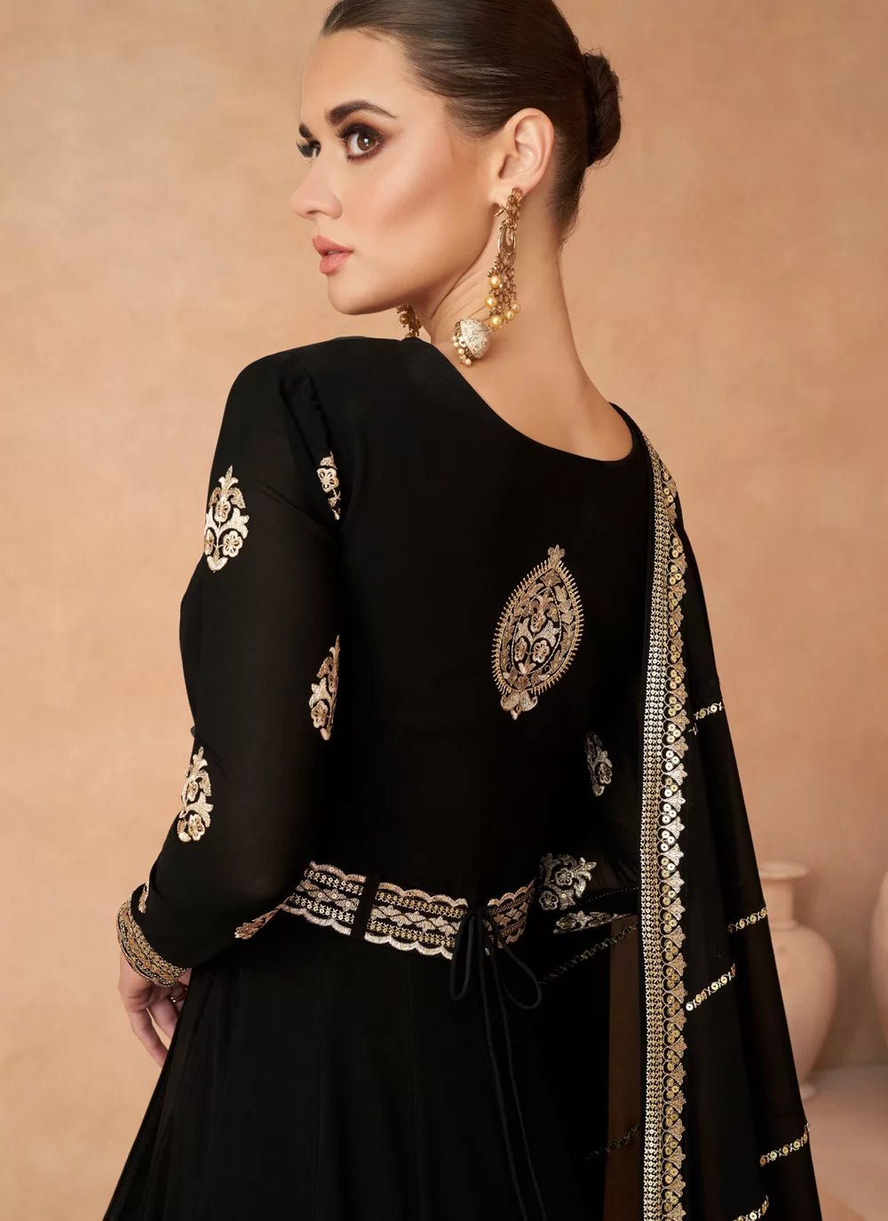 Ravishing Black ARAS - Indian Dress House 786
