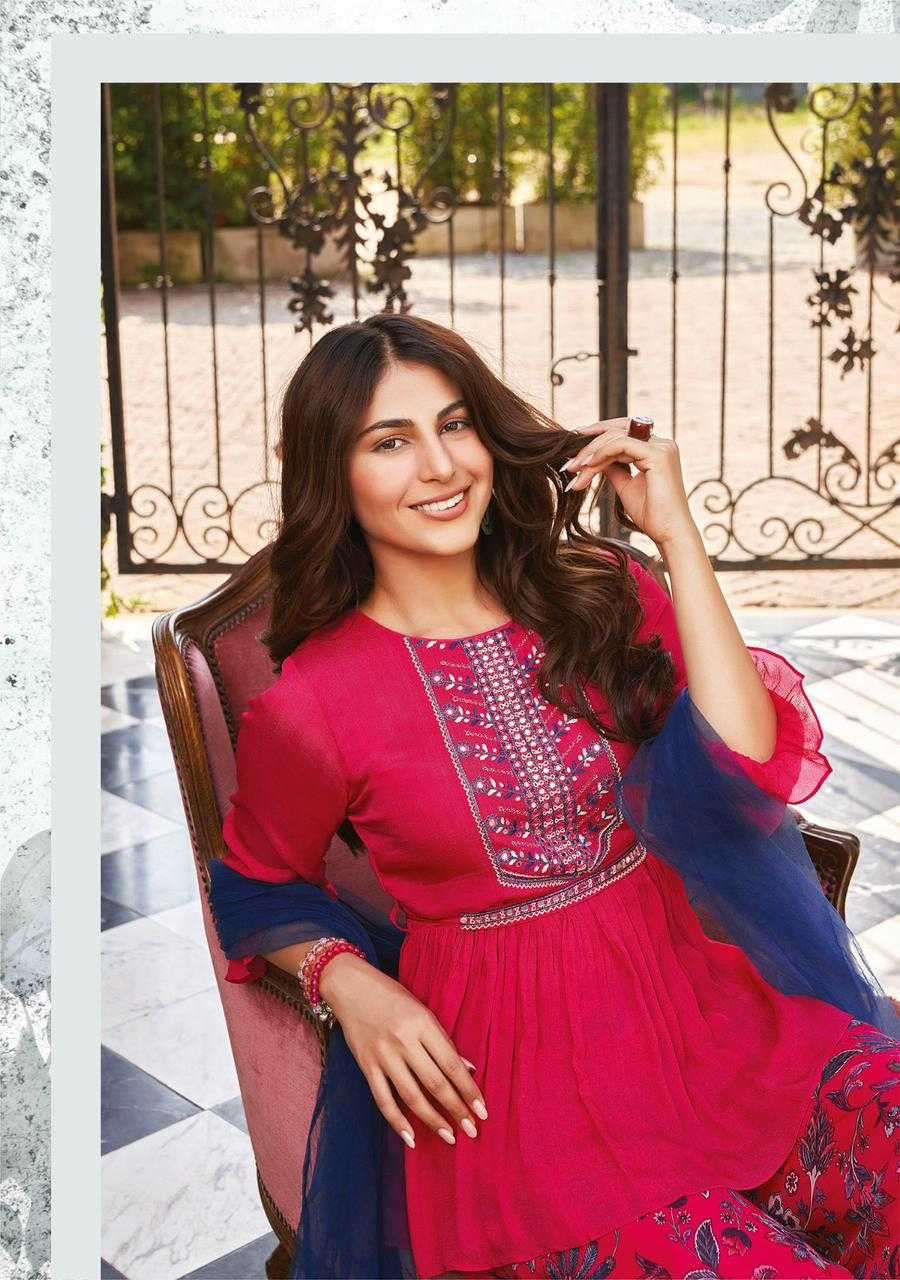 Ravishing Floral Red AFSG 7223 FVD - Indian Dress House 786