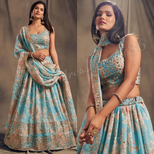 Stunning Floral AD - Indian Dress House 786
