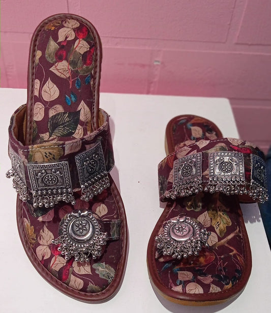 Stunning Floral Maroon CHP - Indian Dress House 786