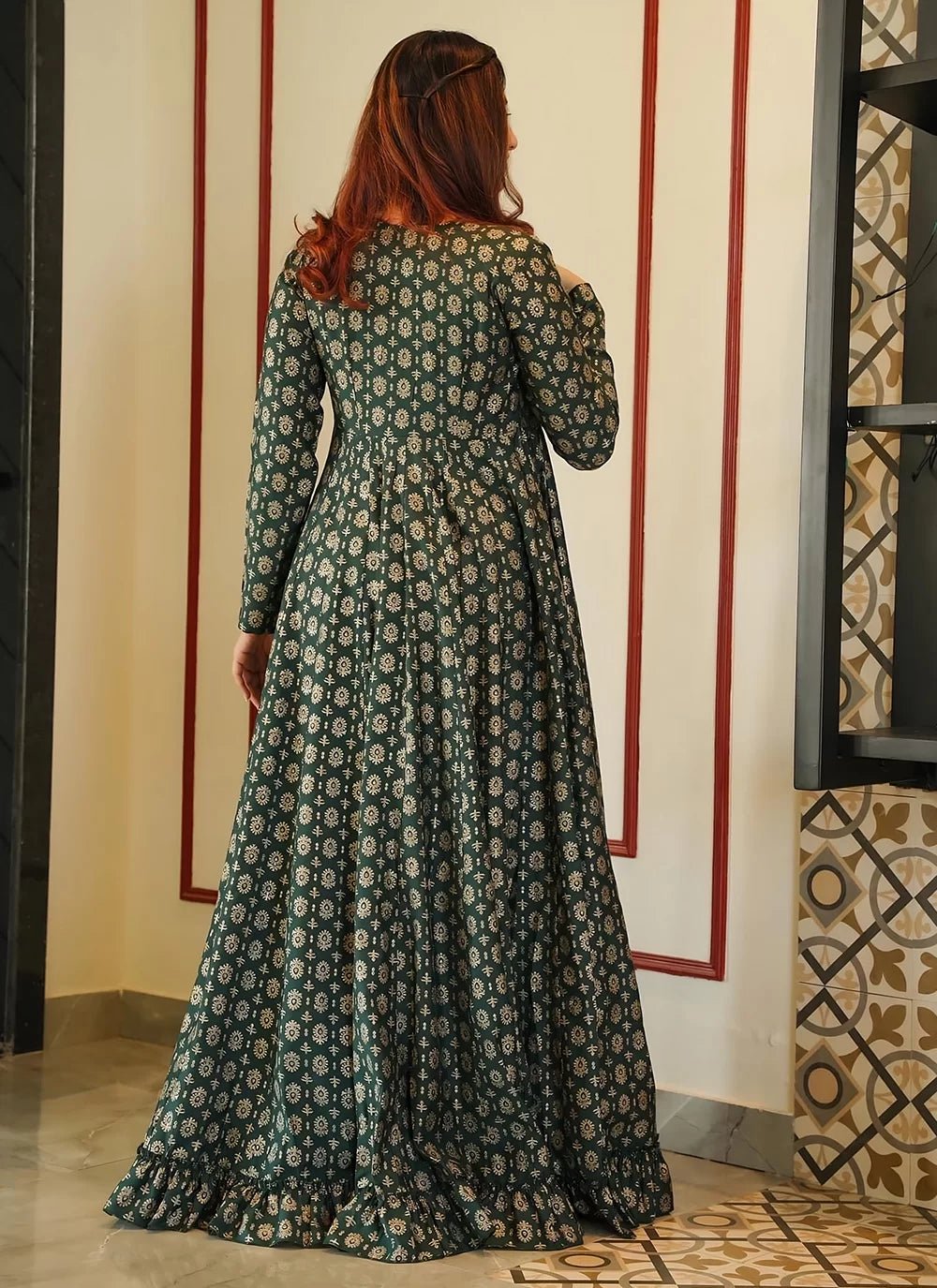 Stunning Green PRL INDO - Indian Dress House 786