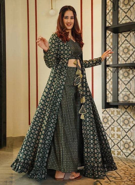 Stunning Green PRL INDO - Indian Dress House 786