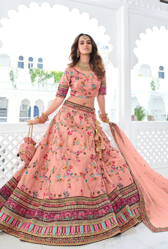 Stunning Pink Floral RYL - Indian Dress House 786