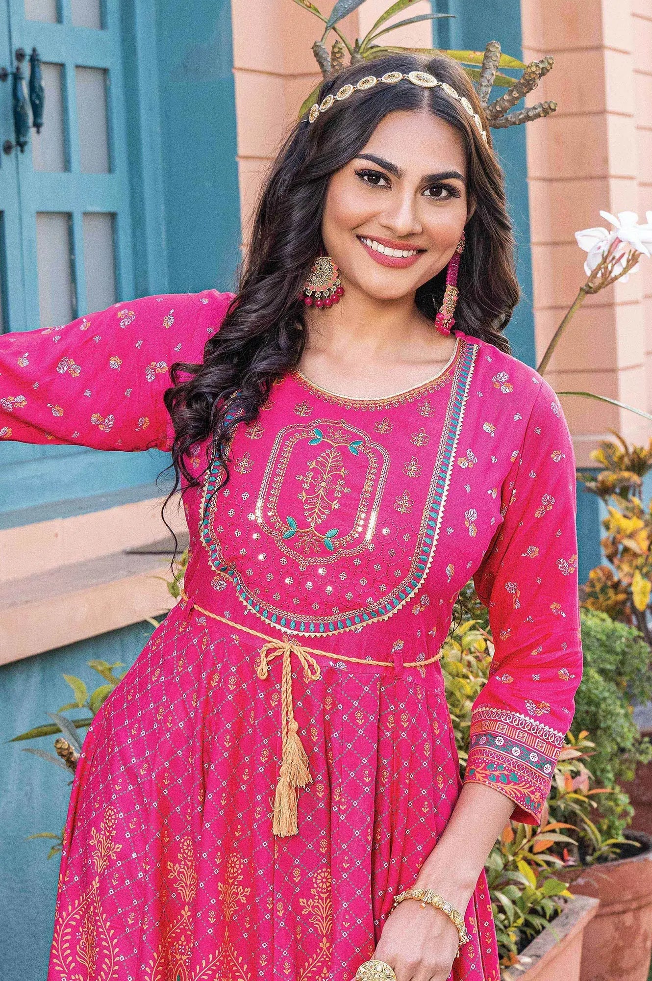 Stunning Pink MIF 302 FVD - Indian Dress House 786