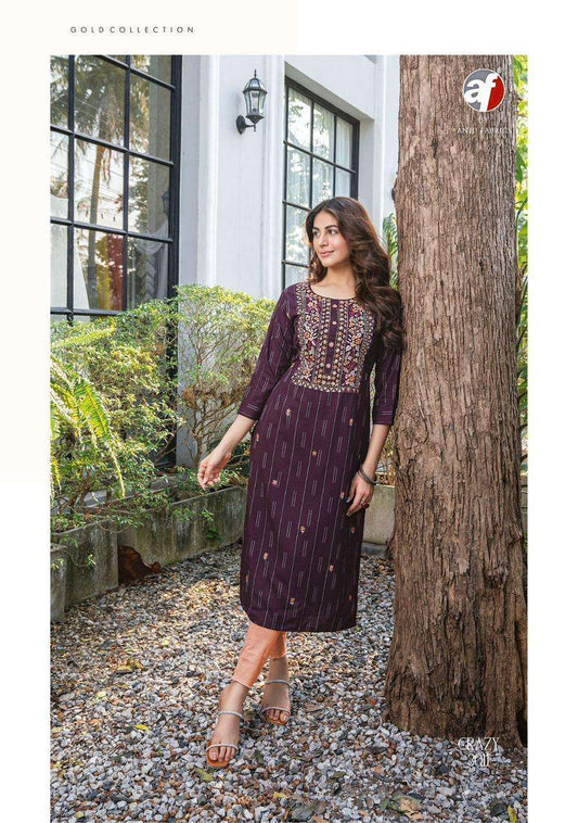Stunning Purple AFC 3011 FVD - Indian Dress House 786
