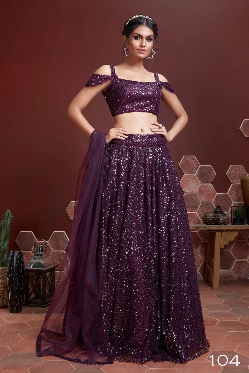 Stunning Purple ZCL - Indian Dress House 786
