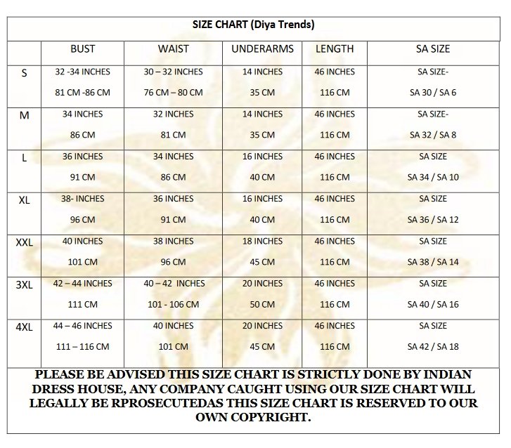 Stylish Floral Blue PSV 1001 FVD - Indian Dress House 786