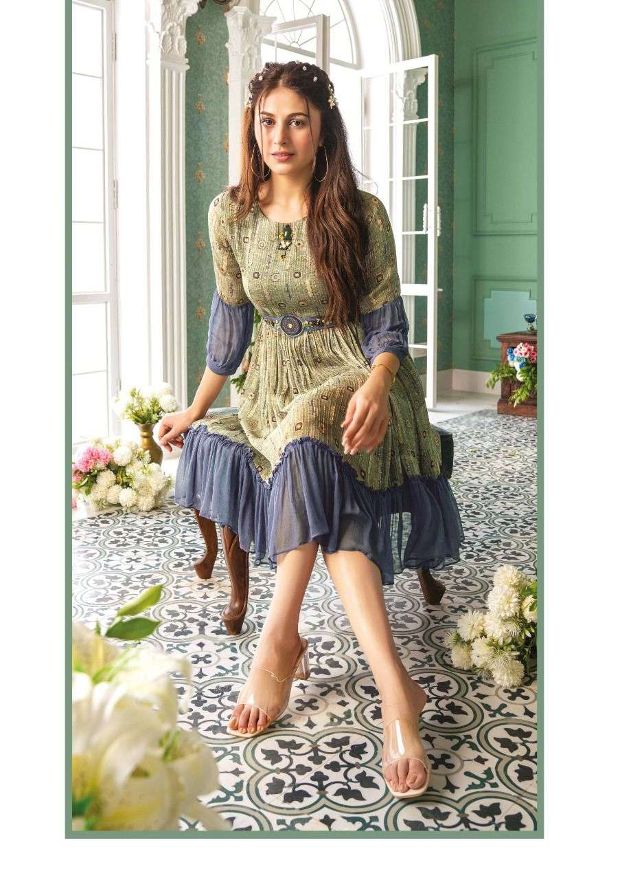 Stylish Green MC AFS FVD - Indian Dress House 786
