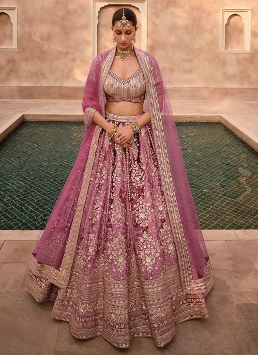 Stylish Pink Floral SYHL - Indian Dress House 786