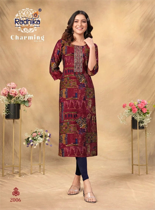 Stylish Red RDC 2007 FVD - Indian Dress House 786