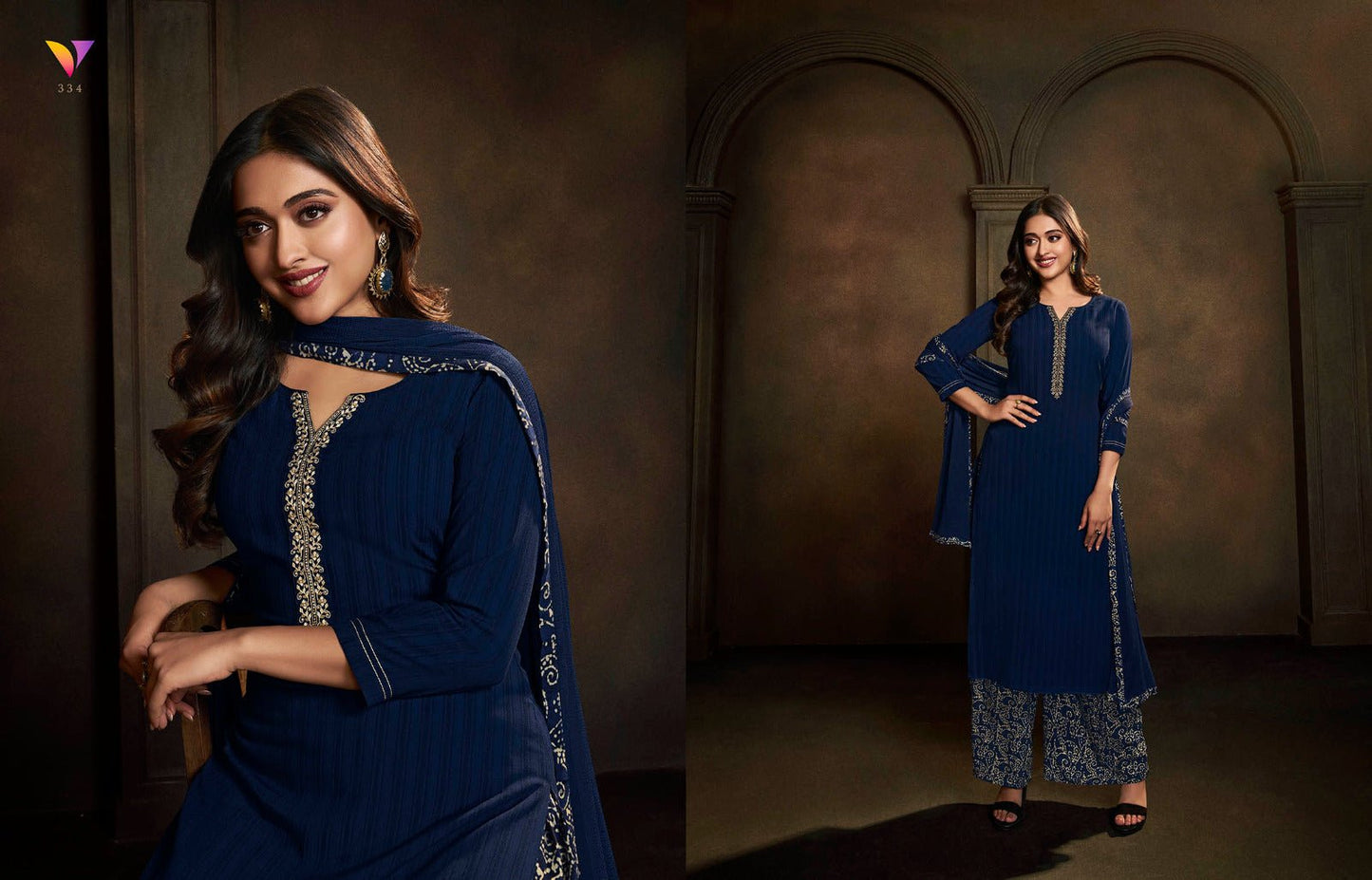 Unique Blue VTSK FVD - Indian Dress House 786