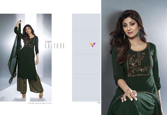 Unique Dark Green VTSP 783 FVD - Indian Dress House 786