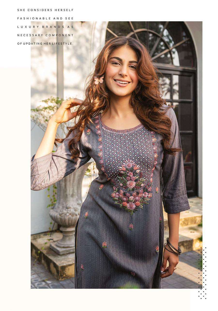 Unique Floral Grey AFC 3014 FVD - Indian Dress House 786