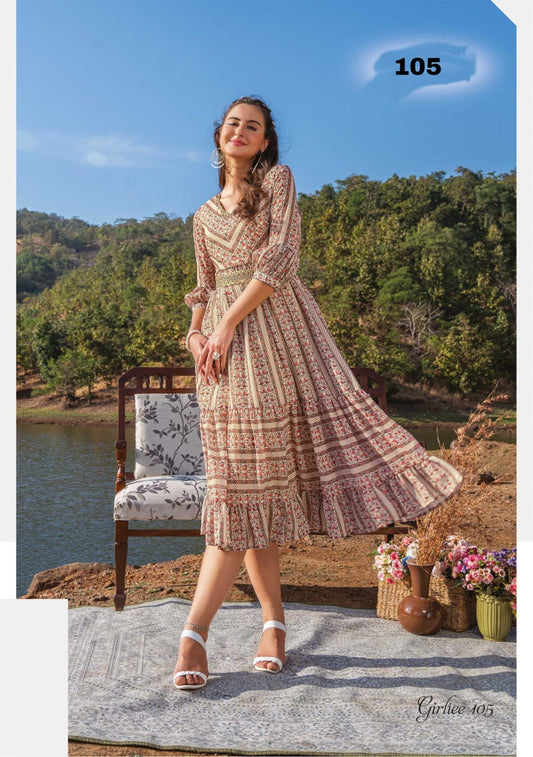 Unique Floral Rose SWG 105 FVD - Indian Dress House 786