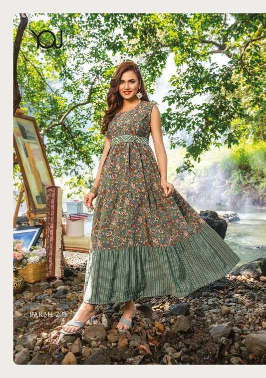 Unique Floral WBI 203 FVD - Indian Dress House 786
