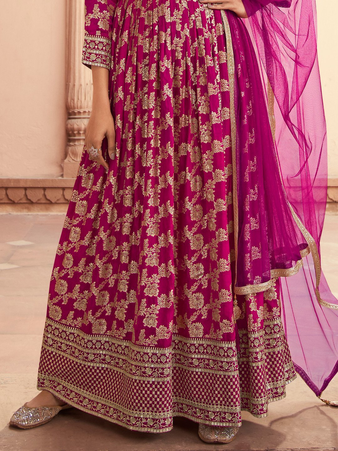 Unique Pink LTR - Indian Dress House 786