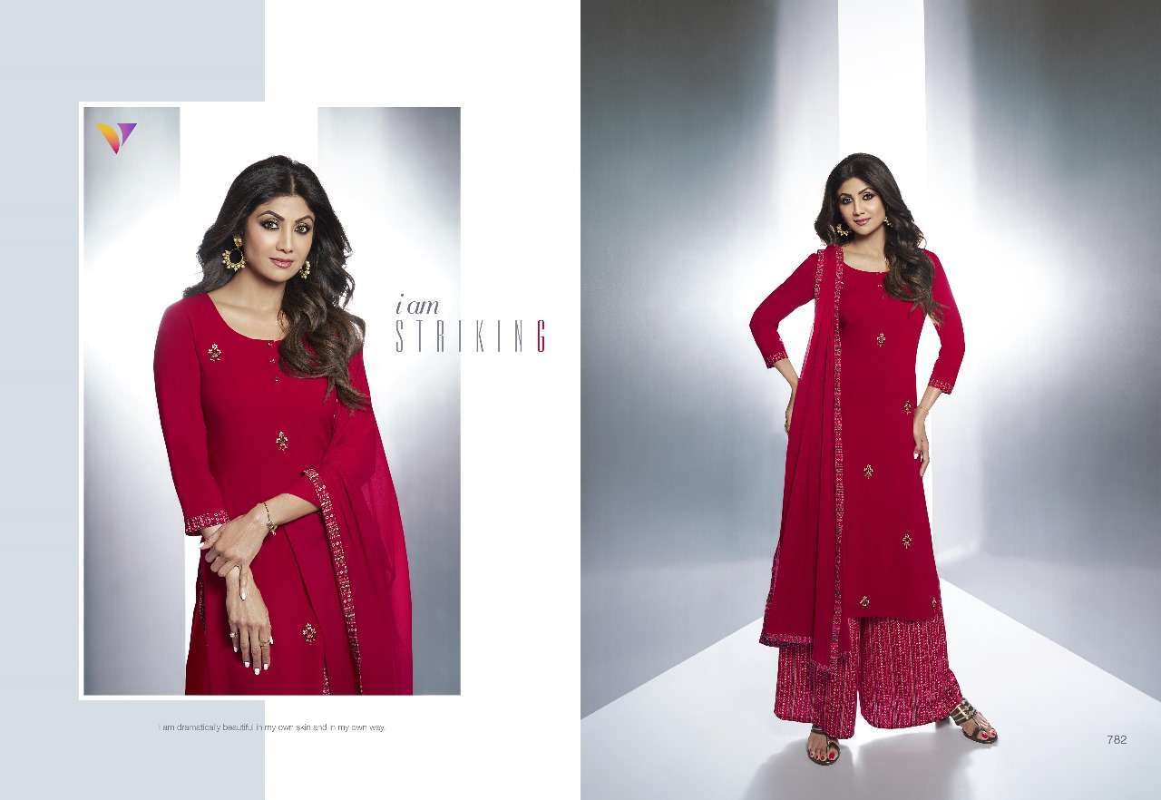 Unique Red VTSP 782 FVD - Indian Dress House 786