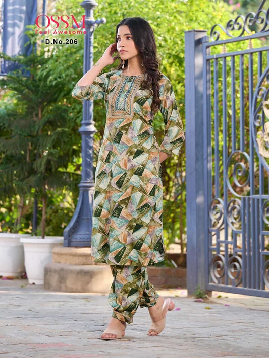 Unique Tiled OSM 206 FVD - Indian Dress House 786