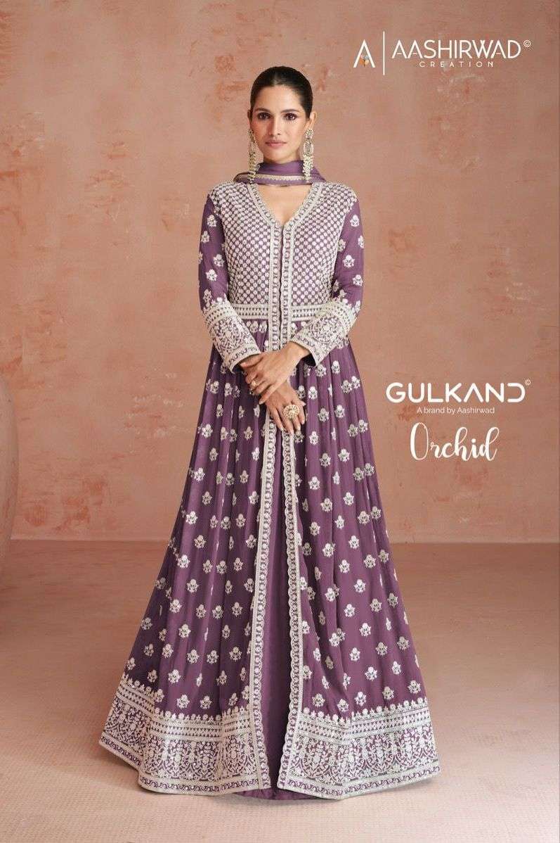 Aashirwad Orchid Jacket Style - Indian Dress House 786