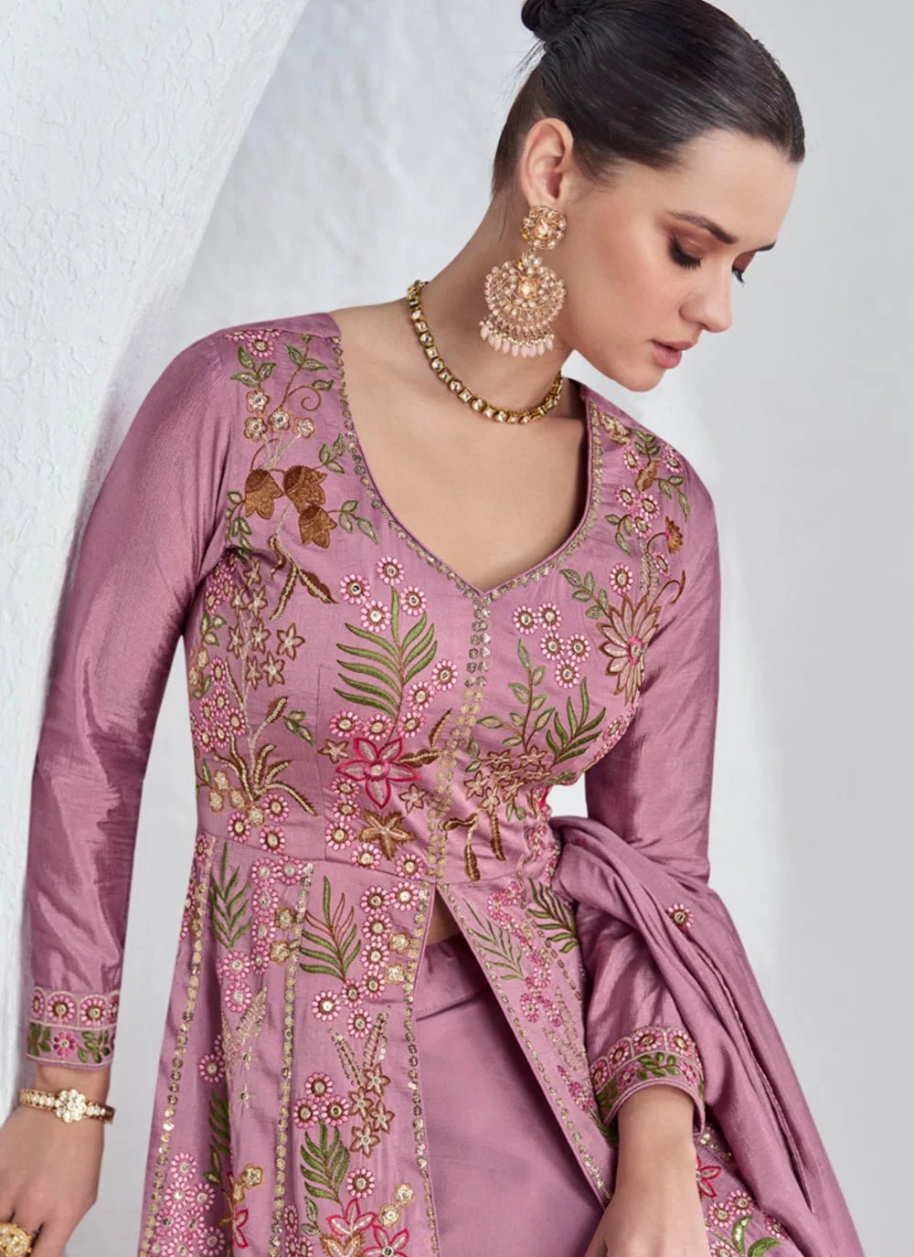 Aashirwad Sabina Jacket Lengh - Indian Dress House 786