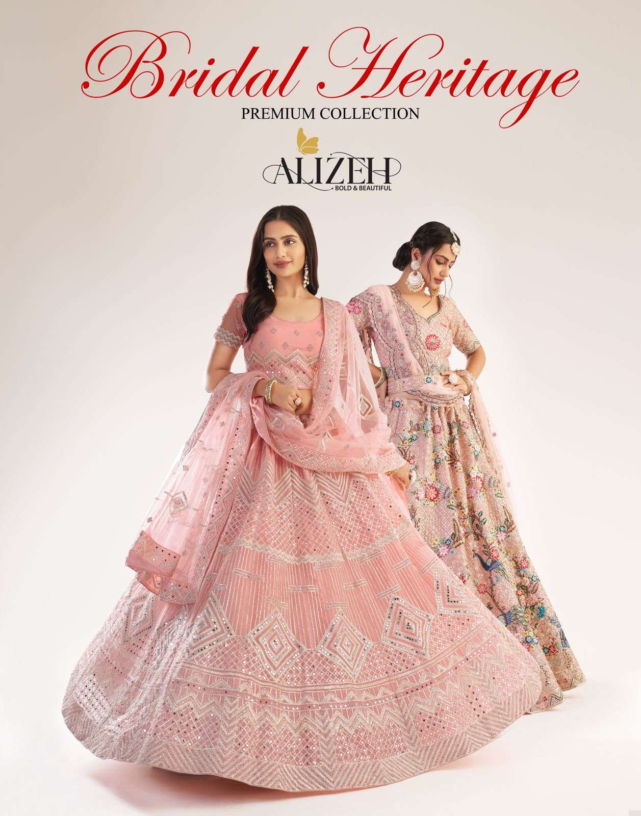 Alizeh Bridal Lengha - Indian Dress House 786
