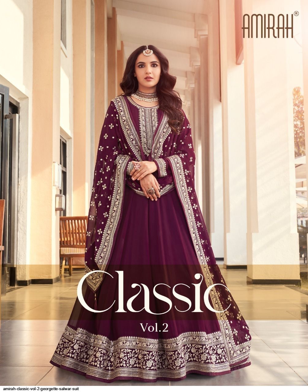 Amirah Classic Georgtte Simple Dresse Collection - Indian Dress House 786
