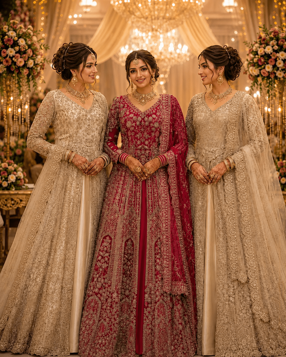 Jacket Style Bridal Anarkali - Indian Dress House 786