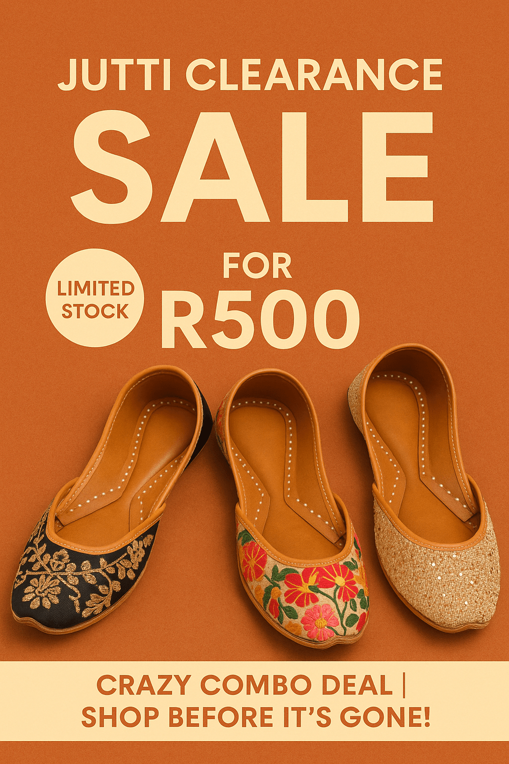 JUTTI CLEARANCE SALE - Indian Dress House 786