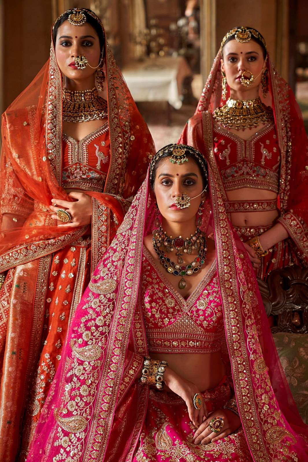 Sabyasachi Inspired Manju Lengha Co Bridal - Indian Dress House 786