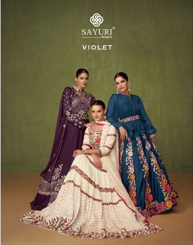 Sayuri Designer Violet Collection - Indian Dress House 786