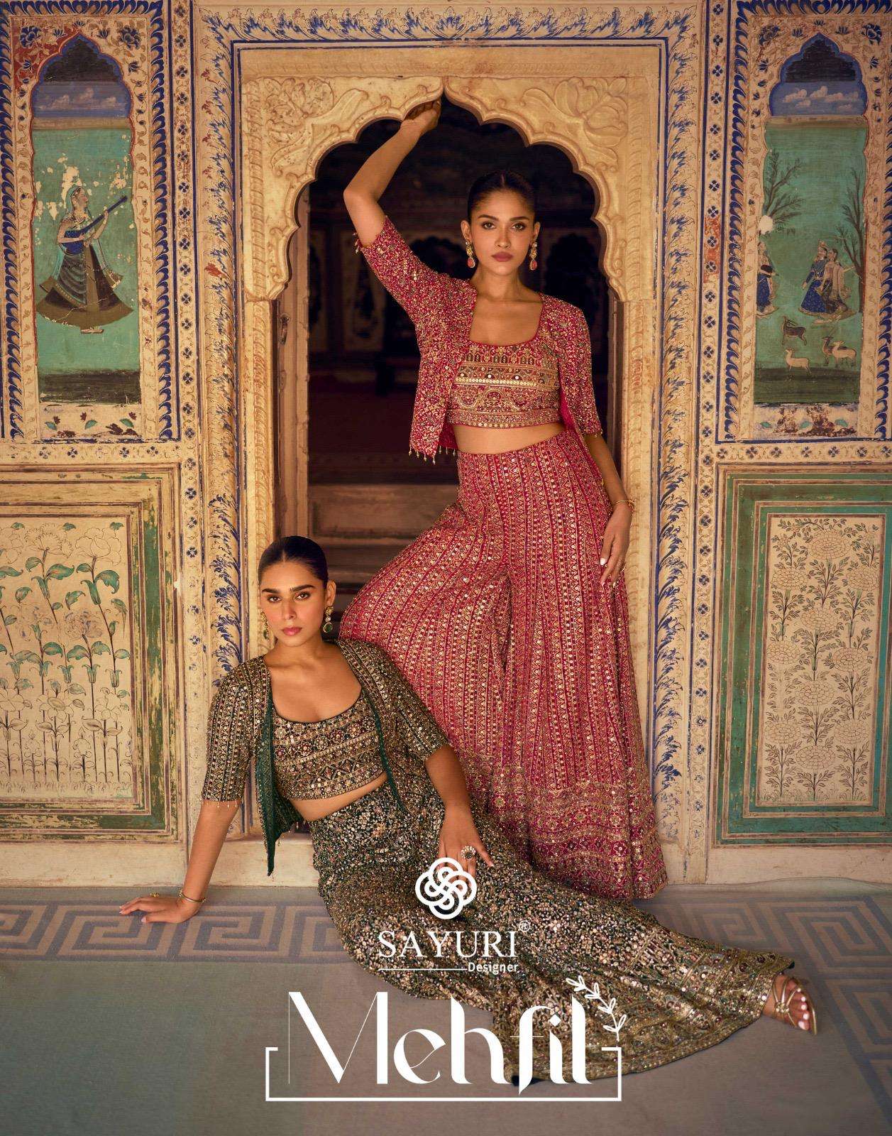 Sayuri Mehfil Plazzo - Indian Dress House 786