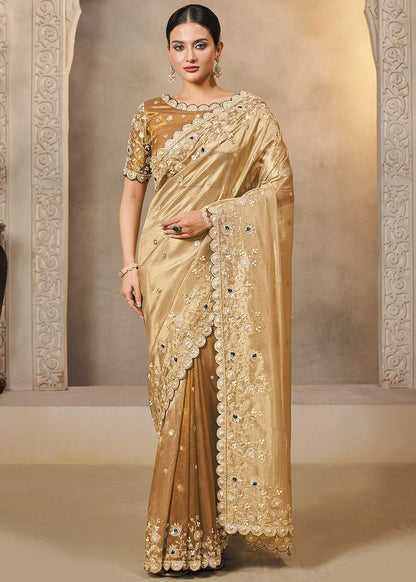 Exquiiste Gold MHR Saree