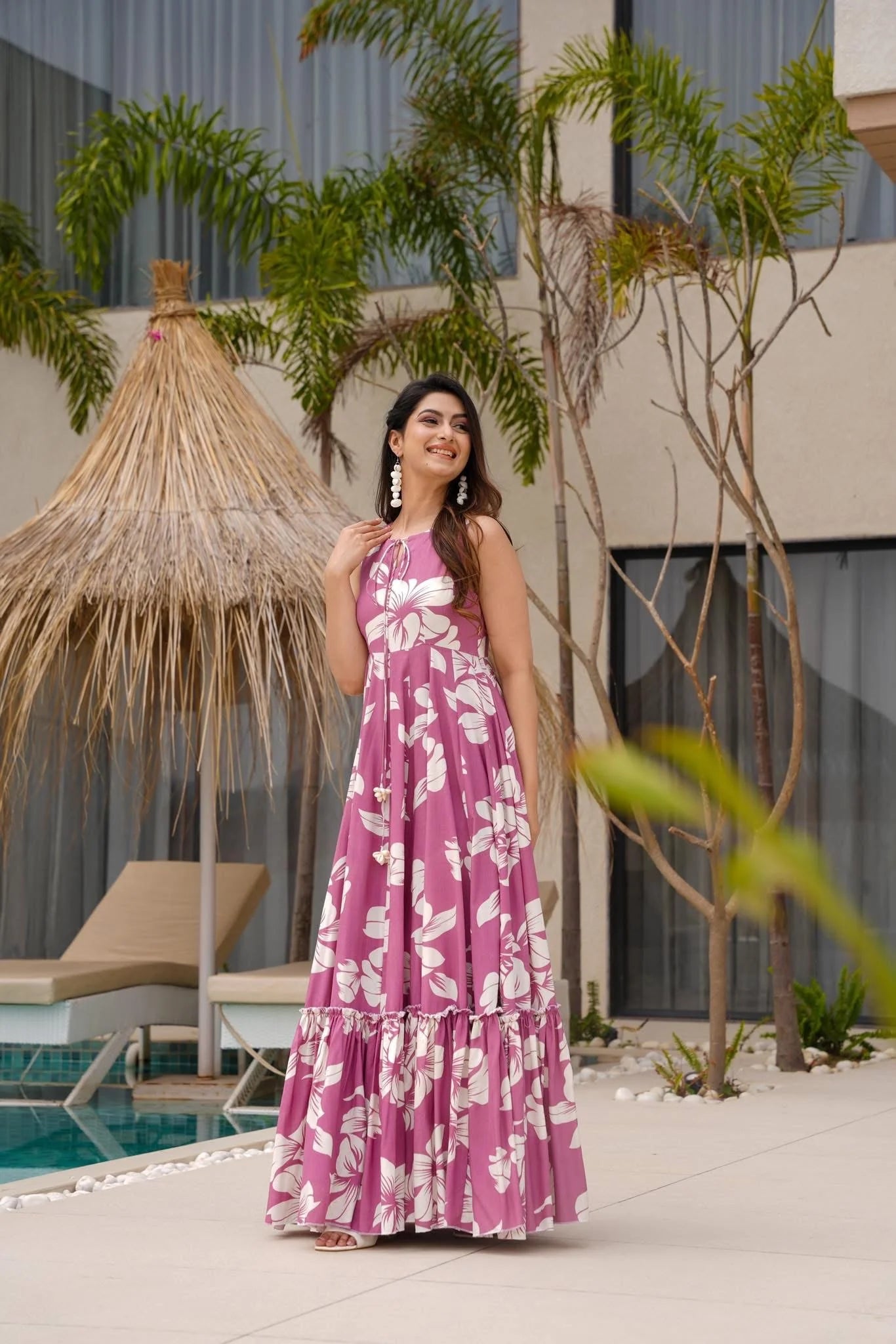 Stylish Floral Pink LC 25003 FVD