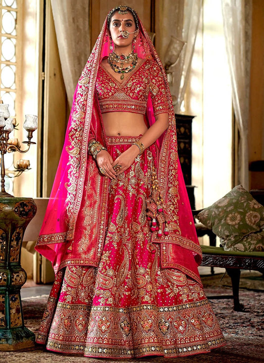 Breath Raking Fuschia MJL - Indian Dress House 786