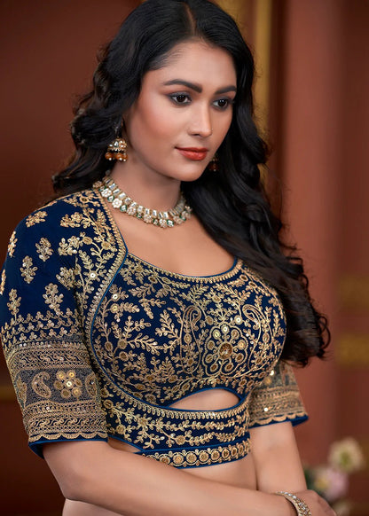 Breath Taking Blue ANTL - Indian Dress House 786