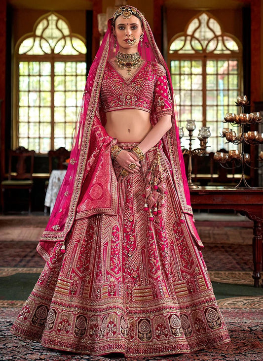 Breath Taking Cerise Pink MJL - Indian Dress House 786