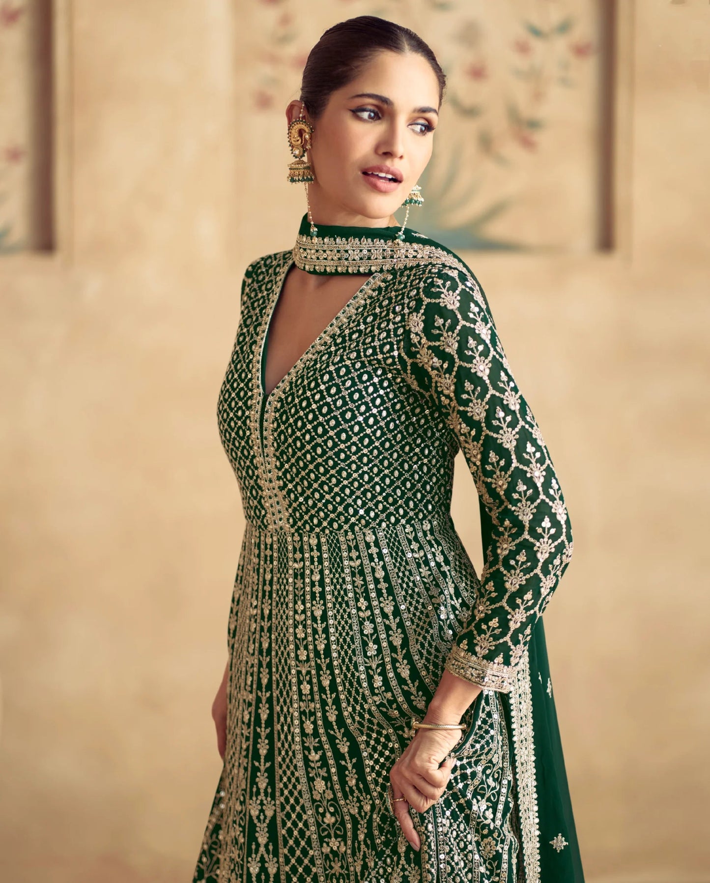 Breath Taking Green ASMG - Indian Dress House 786