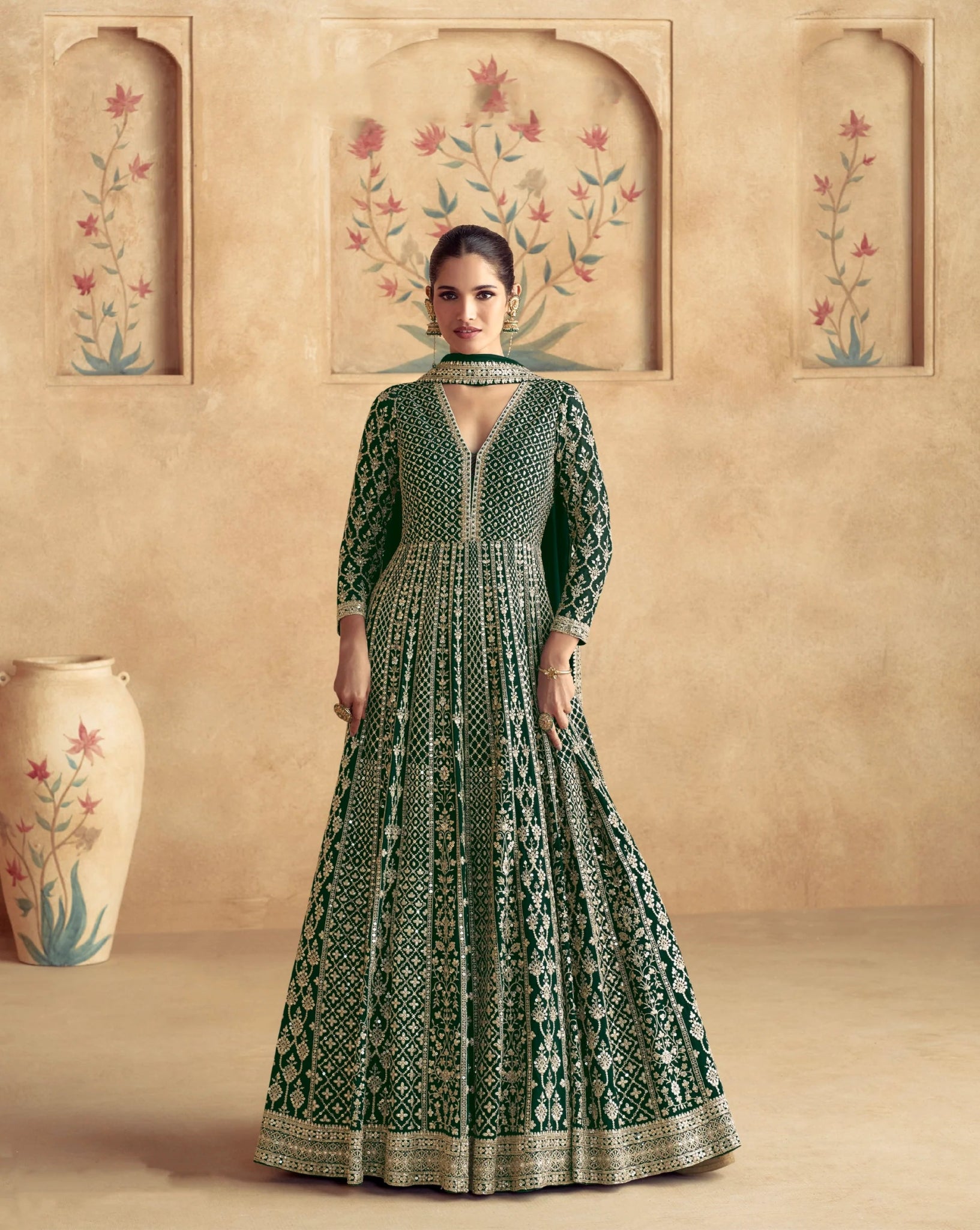 Breath Taking Green ASMG - Indian Dress House 786