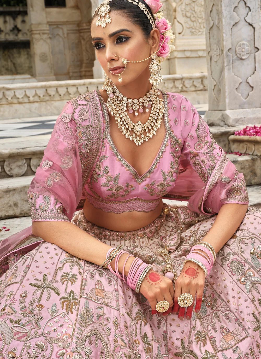 Breath Taking Pink ABCL - Indian Dress House 786