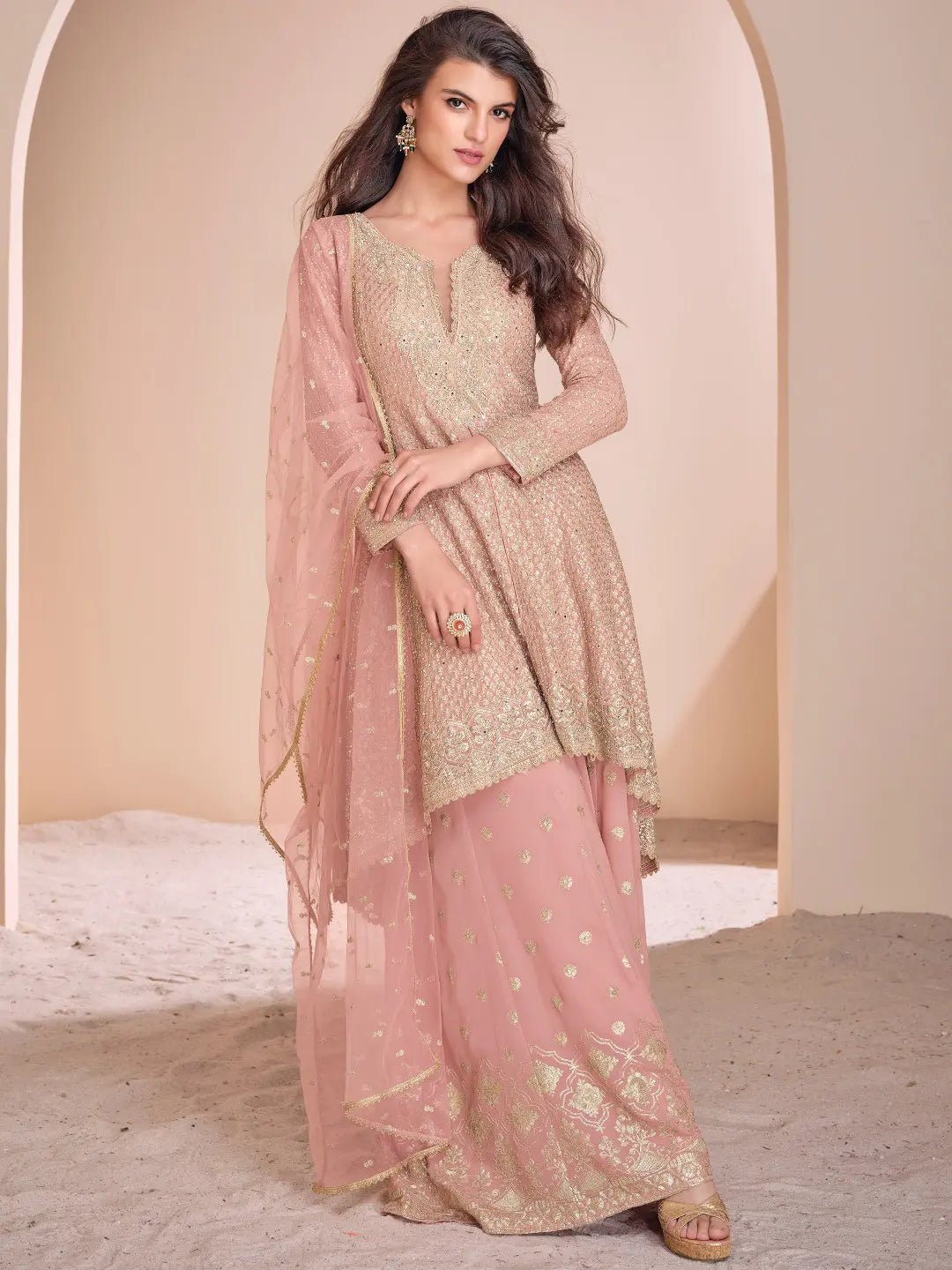 Breath Taking Pink SYANA - Indian Dress House 786