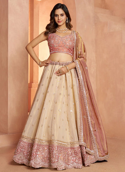 Elegant Pastel Cream & Peach ADL
