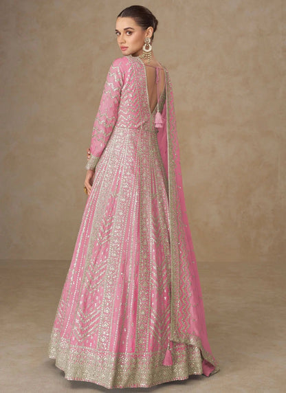Elegant Baby Pink ASA - Indian Dress House 786