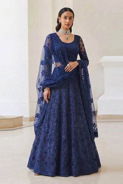 Elegant Blue AZBL - Indian Dress House 786