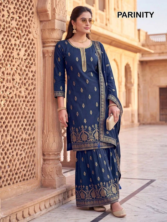 Elegant Blue BPS FVD - Indian Dress House 786