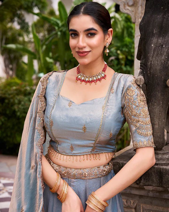 Elegant Blue CCL - Indian Dress House 786