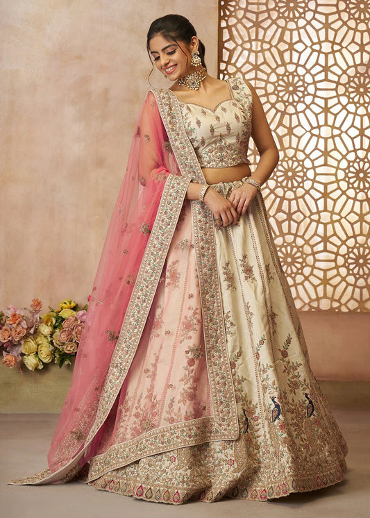 Elegant Floral Peacock KFBL - Indian Dress House 786