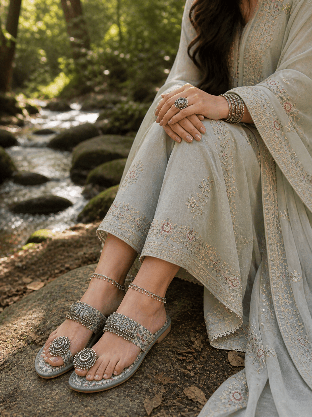 Elegant Forest Green CHP - Indian Dress House 786
